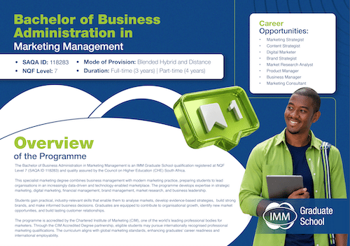 Bachelor of Business Administration in Marketing Management