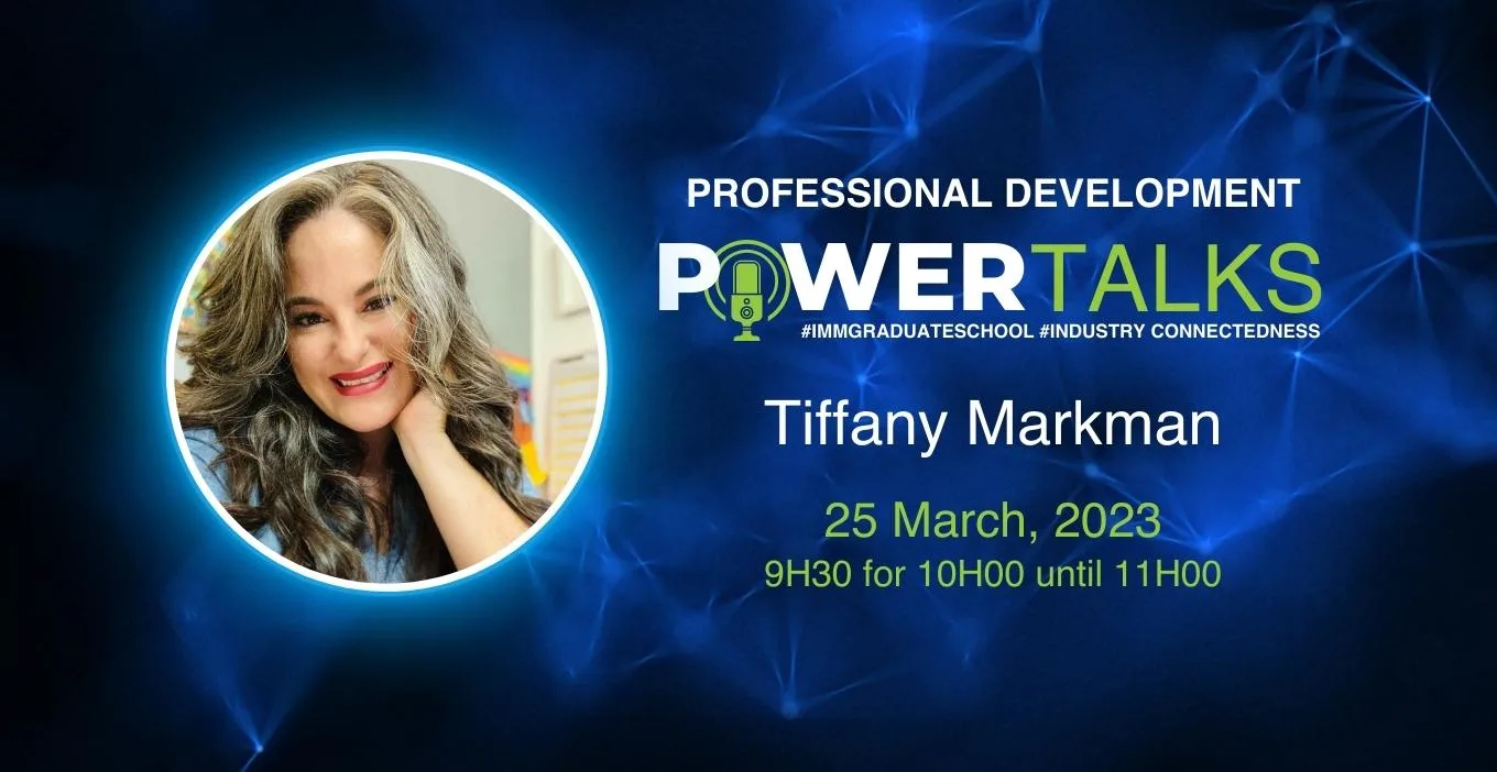 IMM Event - Power Talks Tiffany Markman 25 March 23