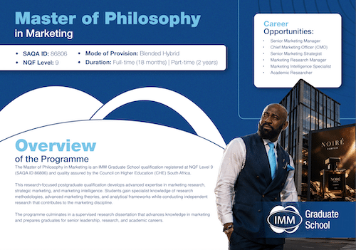 Master of Philosophy in Marketing