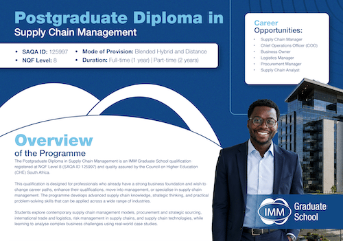 Postgraduate Diploma in Supply Chain Management