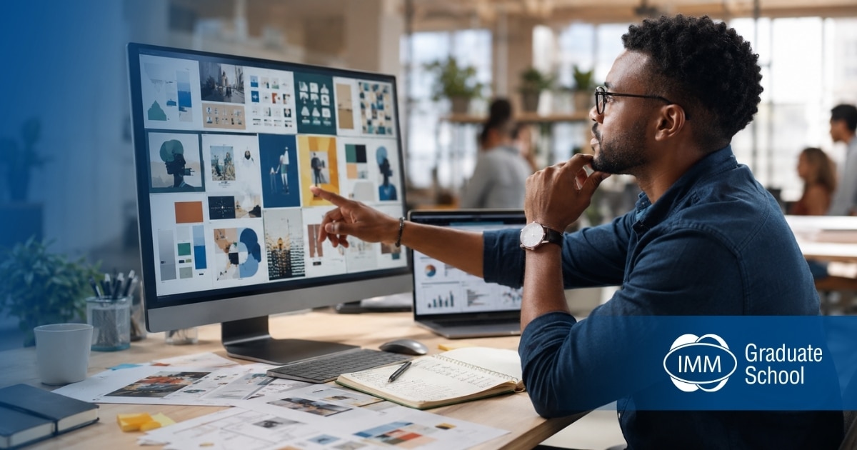 ai-marketing-skills-south-africa-marketer-reviewing-campaign-strategy-laptop