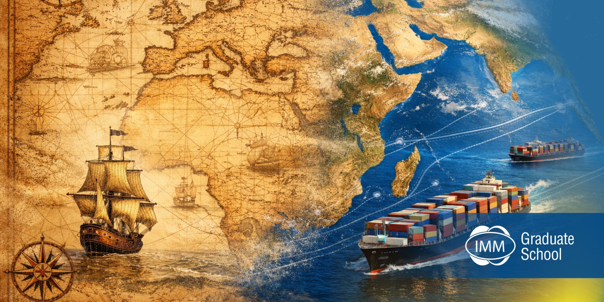  historic-and-modern-ships-on-cape-of-good-hope-trade-route-between-Europe-and-Asia